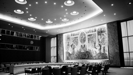 UNSC room and Mural
